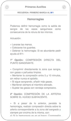 Primeros Auxilios android App screenshot 0