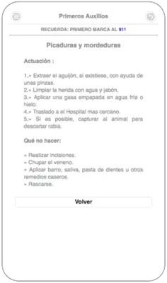 Primeros Auxilios android App screenshot 2