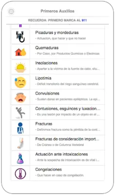 Primeros Auxilios android App screenshot 5