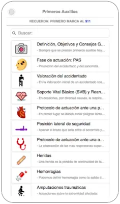 Primeros Auxilios android App screenshot 6